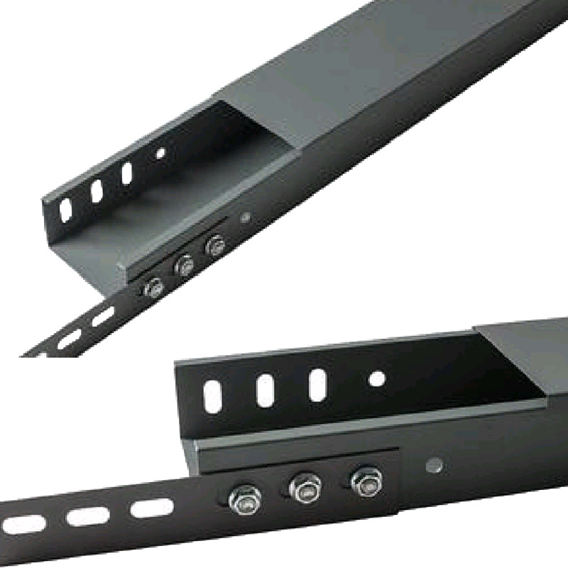 Spray-Coated Fire-Resistant Cable Tray, Black, Large Span, Complete Specifications, Fire-Resistant Tray, Fire-Retardant, Galvanized Material