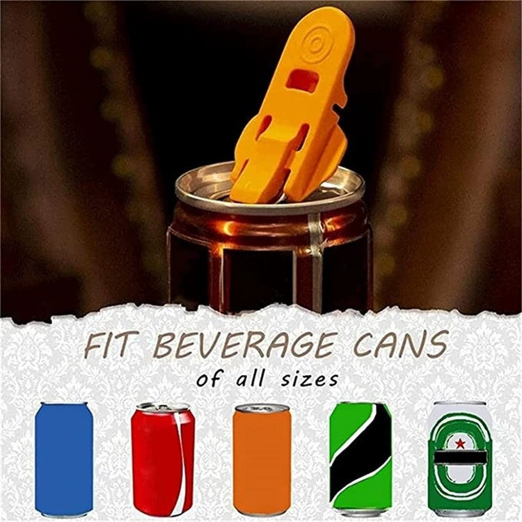 Cross-Border Special Can Opener\Color-Coded Beverage Shield and Soda Water Protector\Easy Manual Opening