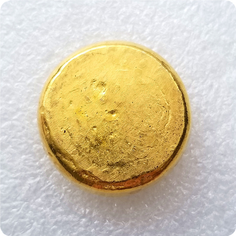 Antique Crafts Fu Lu Shou Xi Gold Ingot Gold Ingot Brass Material Non-Gold J73