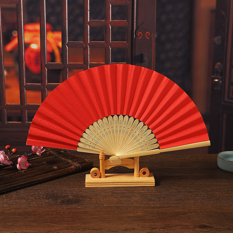 7inch Blank Folding Fans*Children's Painting and Coloring White Color Fans*Kindergarten Creative DIY Handmade Materials