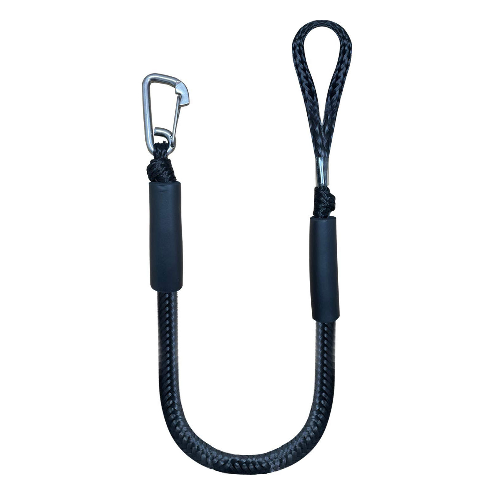 Dock Rope Boat Rope Stainless Steel Clip Accessories Boat Pwc Built-In Buffer Kayak Mooring Cable Polyethylene Rope