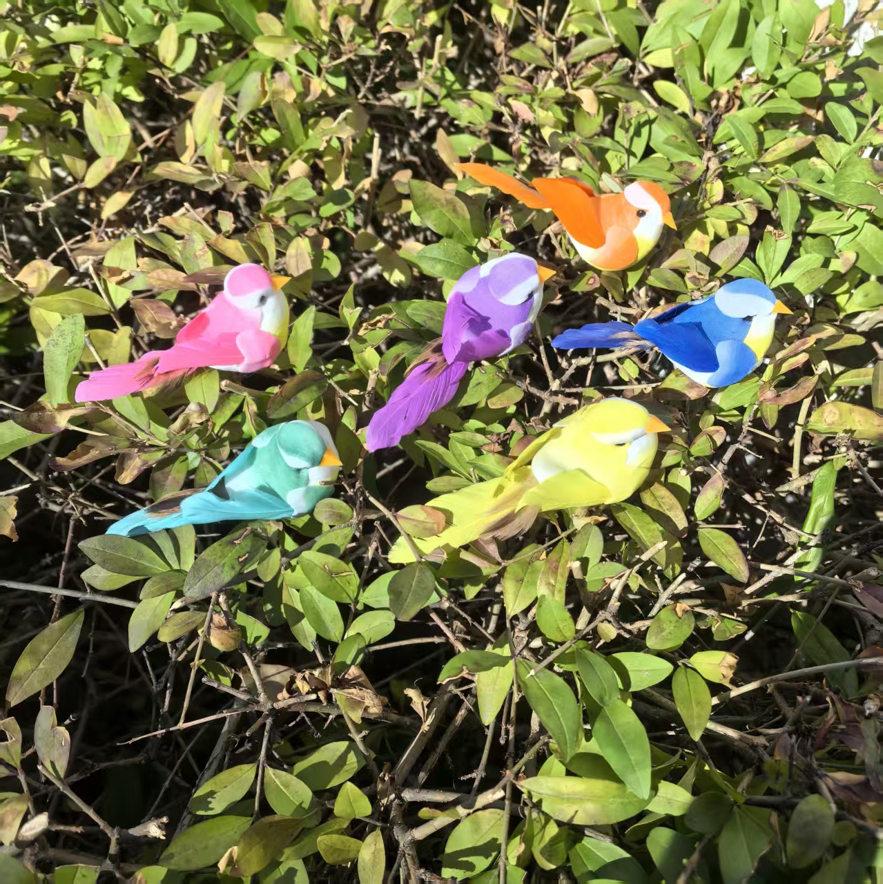 Manufacturer Wholesale Artificial Dragon Bird Foam Feather Bird Garden Courtyard Creative Scenery Super Realistic Cute Ornaments