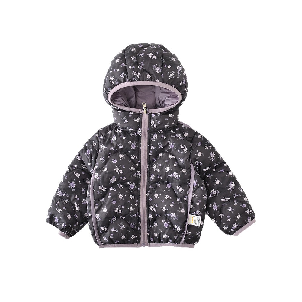 Children's Autumn and Winter down Jacket for Boys and Girls, Lightweight and Sweet White Duck down Coat for Little Boys, Warm 50001