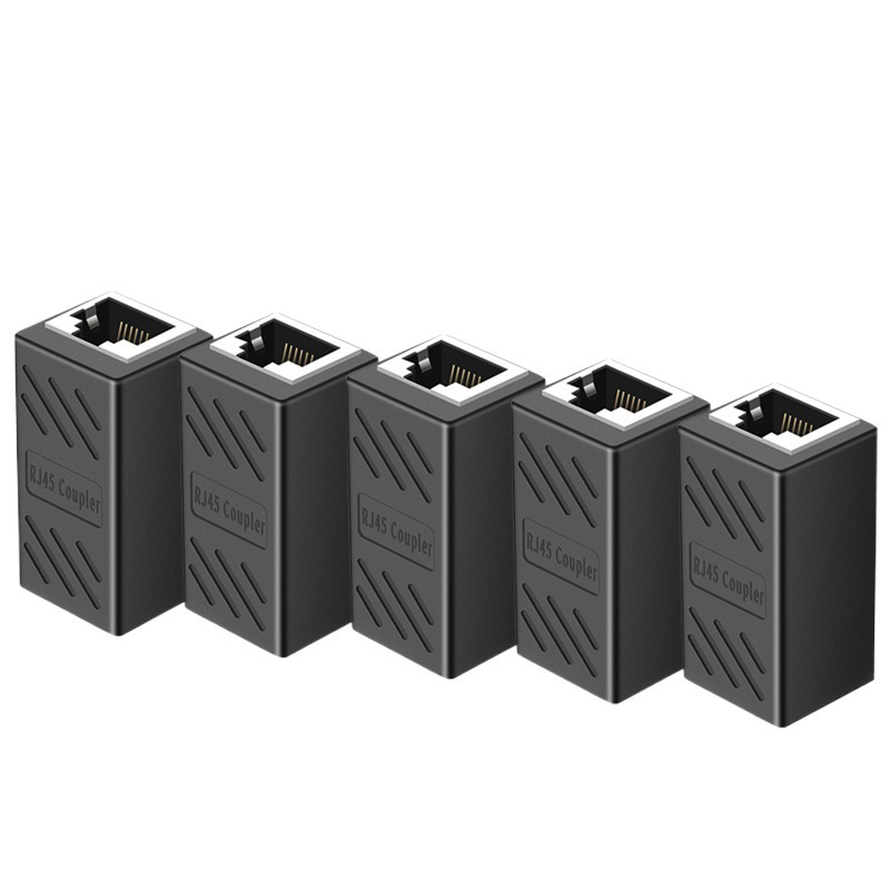 Factory Direct Rj45 Network Cable Connector Straight-Through Head 8P8C Shielded Three-Way Head Network Cable Network Straight-Through Head