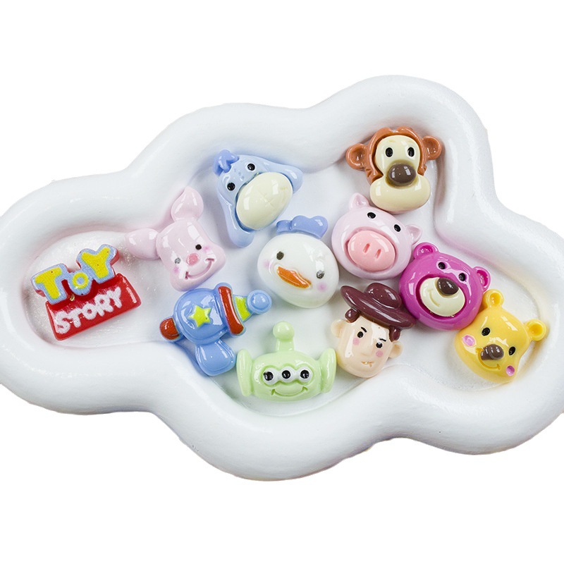 Cute small size mini resin accessories cream glue diy hairpin manicure phone case handmade material patch wholesale