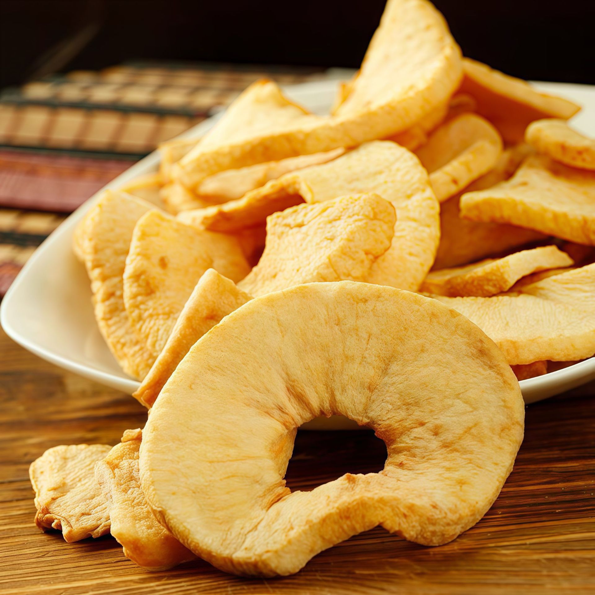 Apple Crisps Thick-Cut Dehydrated Red Fuji Apple Crisps Fruit and Vegetable Crisps for Pregnant Women Dormitory Snacks