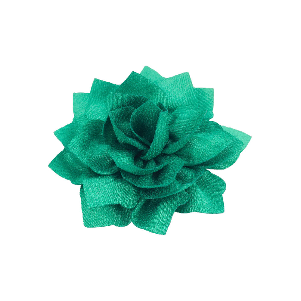 6cm small size Pointed Lotus Double-layer Fabric Head Flower Cross-border Supply Hat Clothes Shoes Bag Accessories in stock