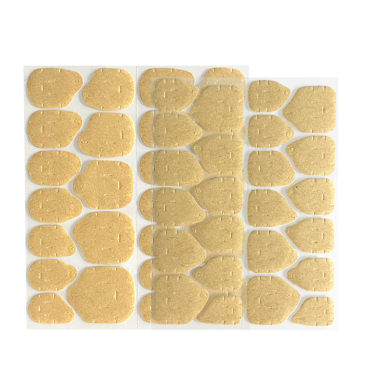 Strong Adhesive No Logo Kraft Paper Jelly Glue Source Factory Nail Stickers Wholesale Long-Lasting Waterproof Wearable Nails Special