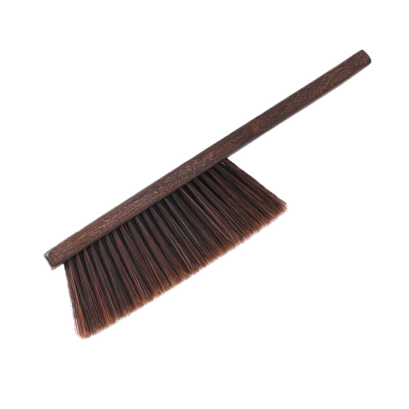 Chicken wing wood bed brush household dust broom long handle soft hair brush bedroom cleaning bed brush artifact Kang broom