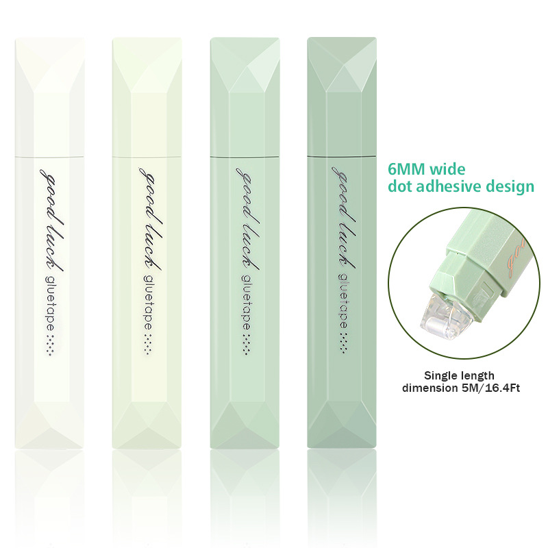 Pen-Type Dot Glue Ins High-Value Gradient Correction Tape-Type Double-Sided Adhesive Super Strong Tape for Handmade Notebooks