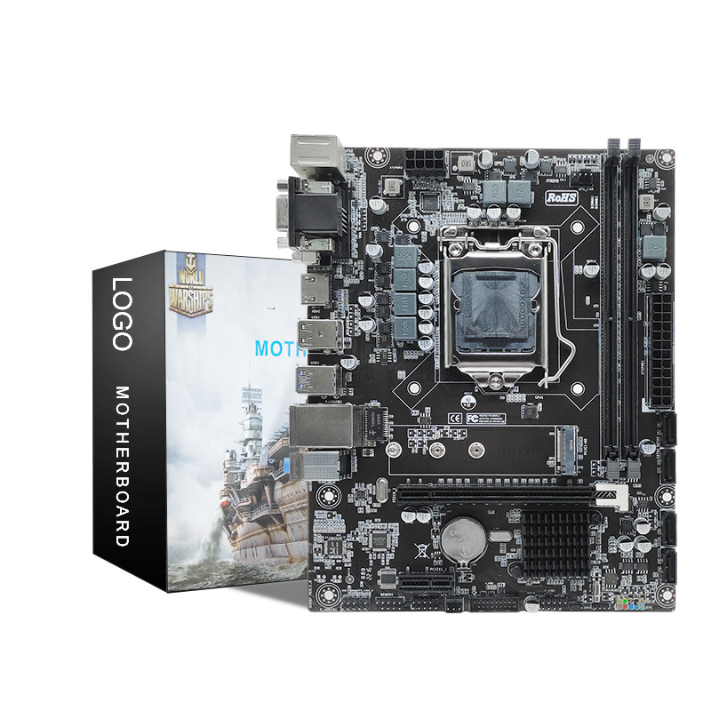 Материнская плата H310, поддержка LGA1151, 8-е и 9-е поколение CPU, 32Гб DDR4, система охлаждения