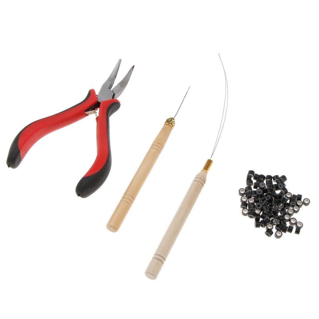 European and American Cross-Border Special Export Tools Hair Extension Set Four-Piece Wig Accessories Hair Piece Silk Braided Hair Long Hair