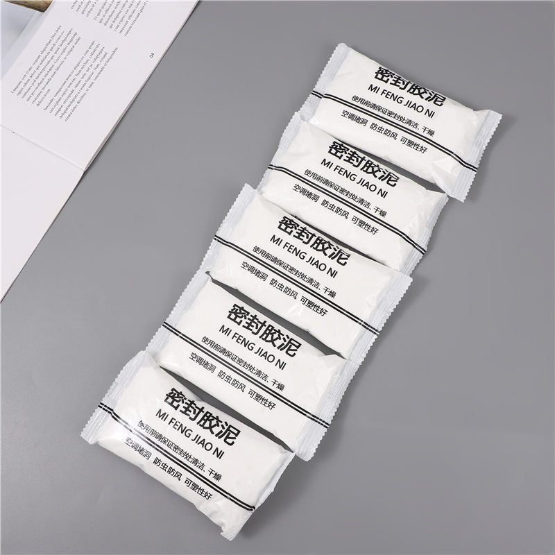 Sealing Mastic Pure White Household Waterproof Leakage Stopping Air-conditioning Hole Sealing Mud Cave Mastic Clay Blocking Wall Hole Mastic