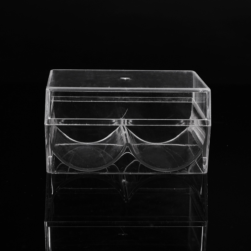 Plastic chip token mahjong Baccarat chess and card room token acrylic box Texas poker suit no value