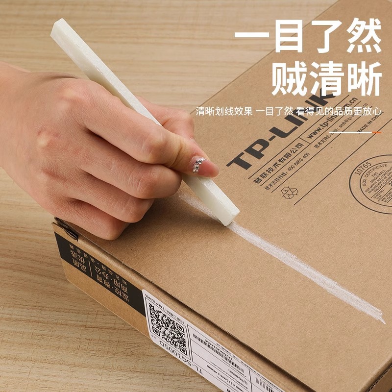 Talcum Pen Widened and Thickened Industrial Marking Construction Site Marker Steel Large Crystal Color Painting Gypsum Fossil Pen