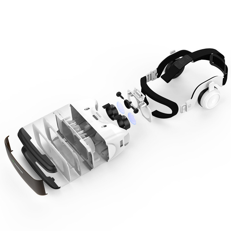 Qianhuan Magic Mirror 11Th Generation Upgraded Vr Glasses All-In-One Virtual 3D Cinema Game Console Helmet 12 Mobile Phone Dedicated 10