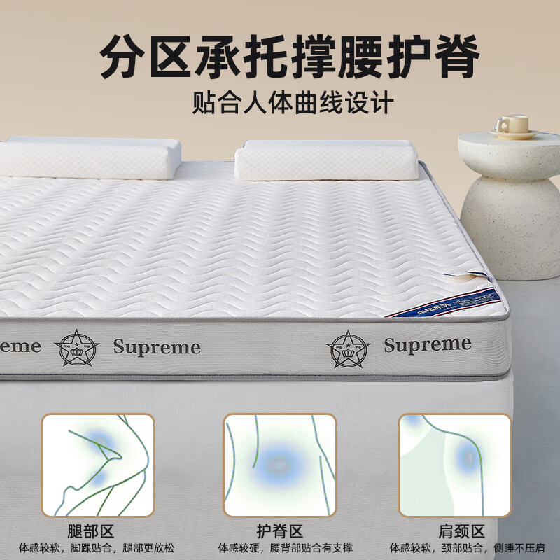 Thickened Latex Mattress Household Upholstered Mat Student Dormitory Tatami Sponge Mat Bottom-laying Single Bed Folding Memory Foam