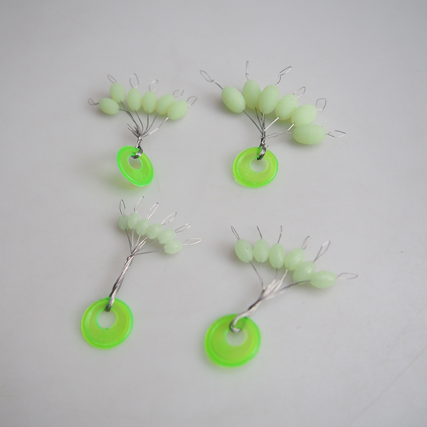 Competitive Beef Tendon Luminous Space Beans Large Space Beans Sea Fishing Olive Fixed Bean Line Set Accessories Bulk Small Accessories