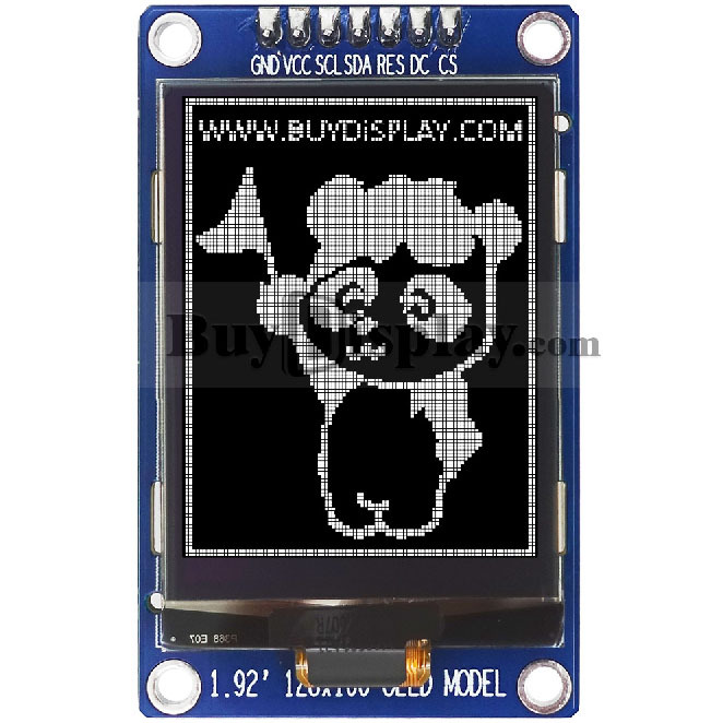 Белый OLED дисплей 1.92 дюйма, модуль, 4-проводной SPI и I2C последовательный порт для Arduino и Tree Mold