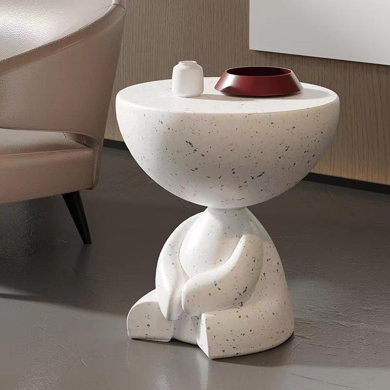 Cream Style Bedside Table Simple Modern Bedroom Home Storage Rack Small Coffee Table Creative Sofa Side Table Bedside Table