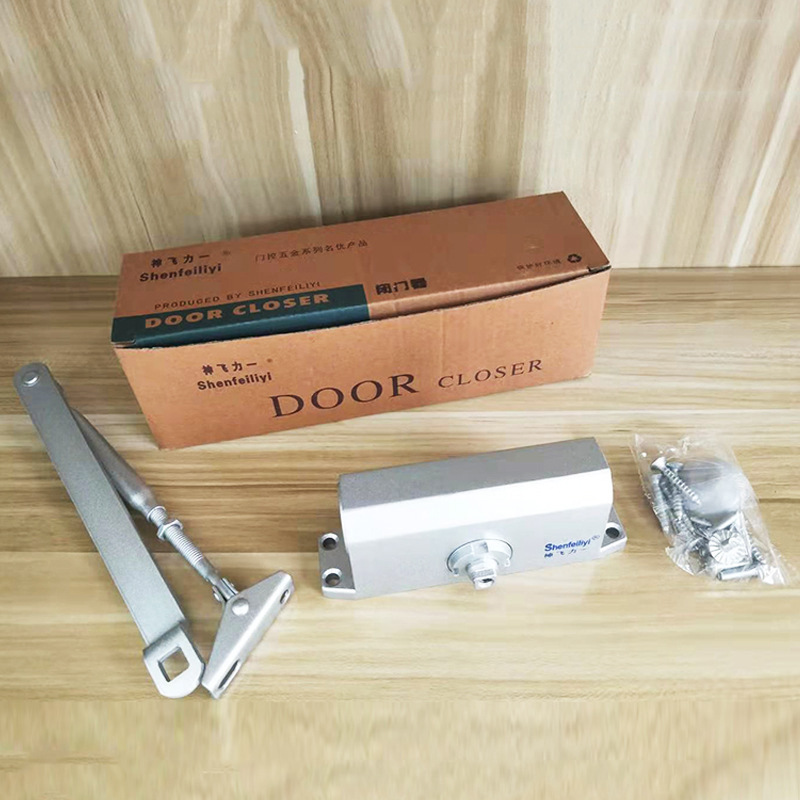 Hydraulic door closer 051 small size square machine buffer wooden door fire door hydraulic door closer small