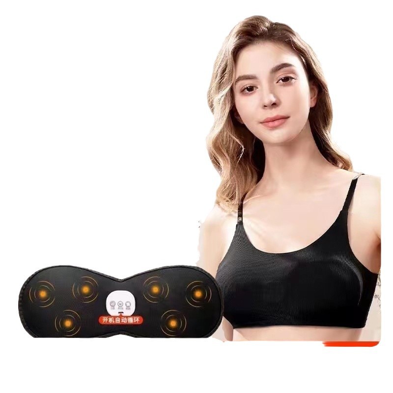 Gift Pack electric massage underwear bra removable and washable electric massage underwear heating underwear chest massager hot