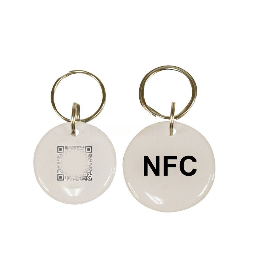 Hot Selling Contactless Rfid Tag Lock Qr Code Hotel Chip Keychain Pvc Neutral