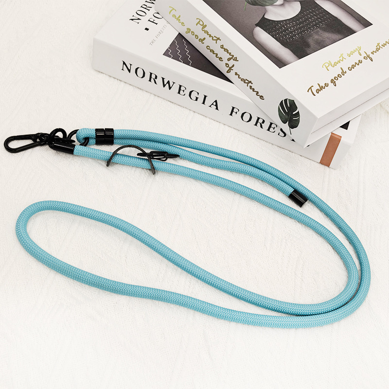 Mobile Phone Lanyard Crossbody Adjustable Metal Clip Hook Climbing Telescopic Strap Rope for Men and Women