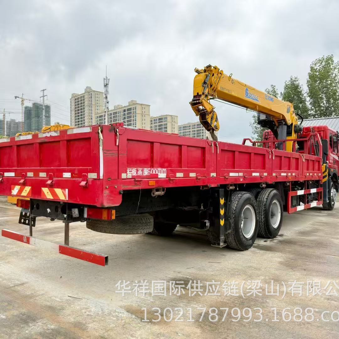 National Sixth Emission Dongfeng Huashen T5 Single-Axle 8-Ton Xcmg g Series Mobile Crane Direct Supply Nationwide Warranty