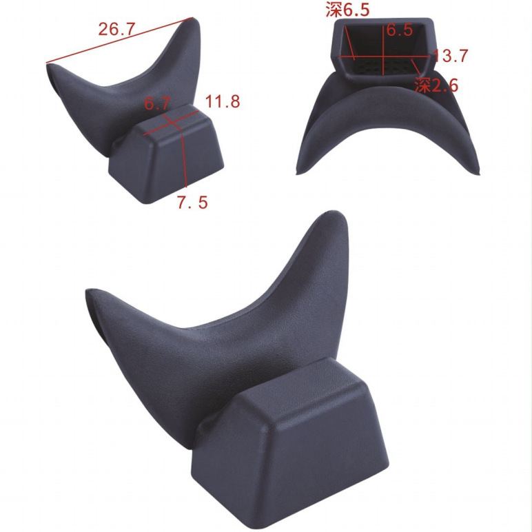 Shampoo bed pillow cushion barber shop beauty salon ceramic basin headrest rubber punch bed cushion pillow accessories