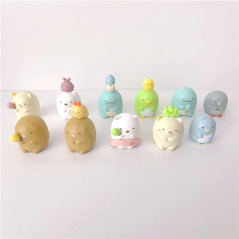Bulk 2-3cm Corner Creature Series Cute Ornaments Corner Animal House Doll Ornaments Toys