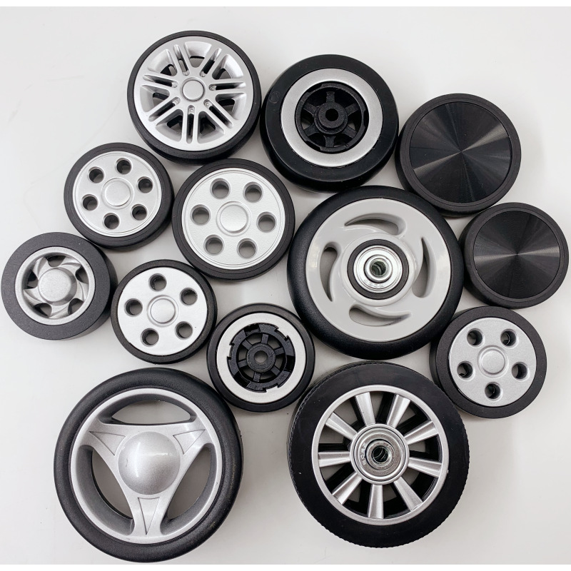 Замена колес для чемодана, резиновые, бесшумные