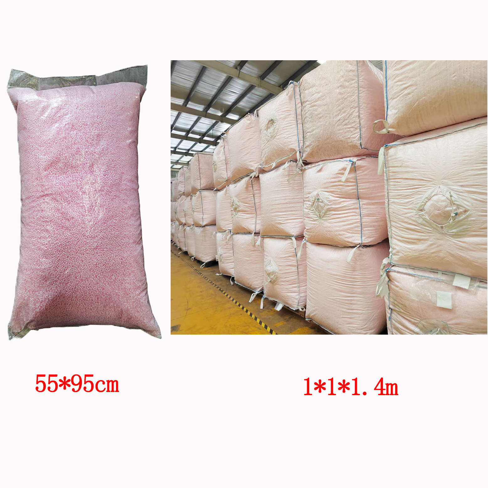0.8kg Food Grade Sofa Bean Bag Filling Granules 3-5mm Epp Filling Foam Granules Foam Granules