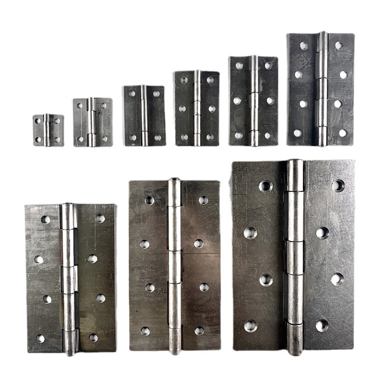 Ordinary Iron Hinge Flat Hinge Old Wooden Door Folding Cage Ladder Cabinet Accessories Fire Cabinet Small Hinge