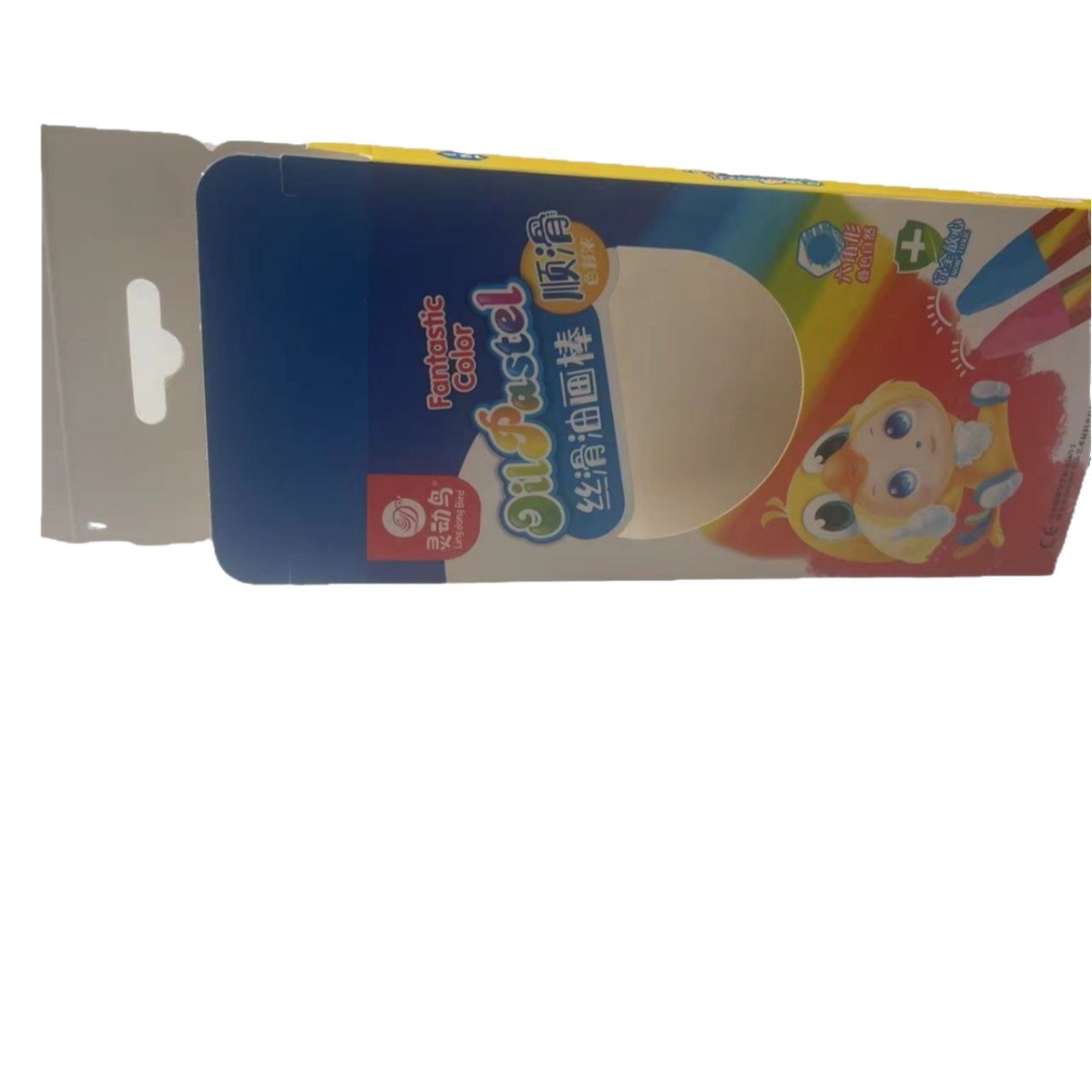 Ready Supply of Simple Design Compact Cartoon Character Paper Material Laminated Process Window Single-Sided Double Socket Box