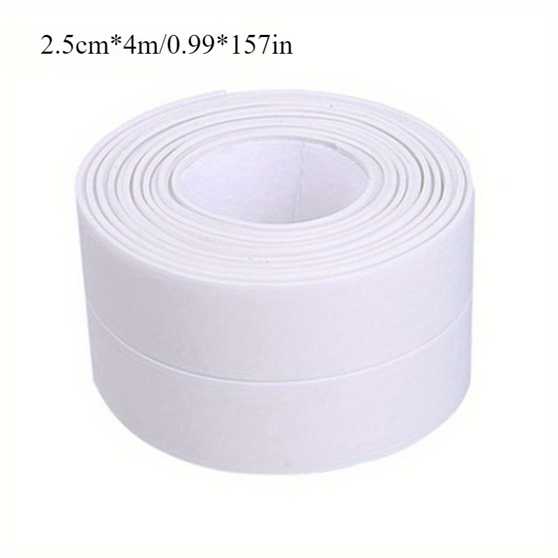 2026 New Cross-Border Dropshipping 1Pcs 4m Waterproof Sealing Tape for Bathroom Water Shower