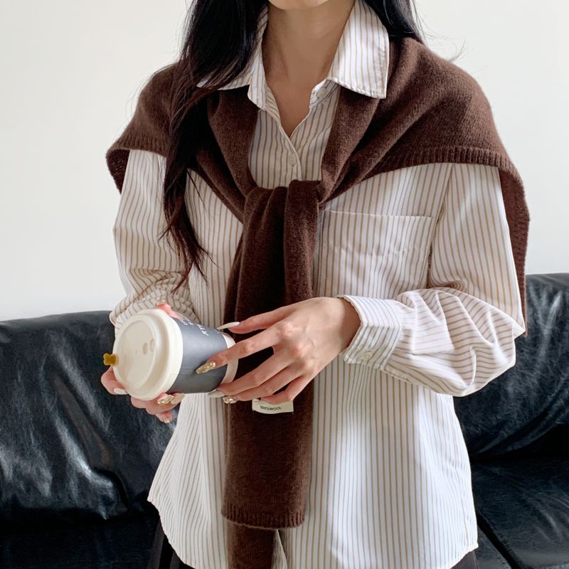 Scarf Women's Winter Warm All-Wool Shawl New Versatile Factory Direct Sale