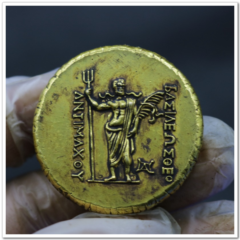 Antique Crafts, Ancient Roman Coins, Gilt Gold Coins, Collection Ornaments