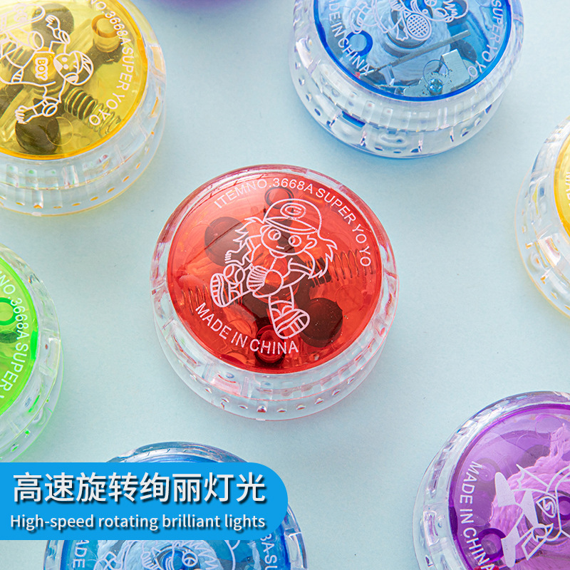 Luminous toy luminous yo-yo luminous yo-yo cable cool stall night market Factory Direct wholesale