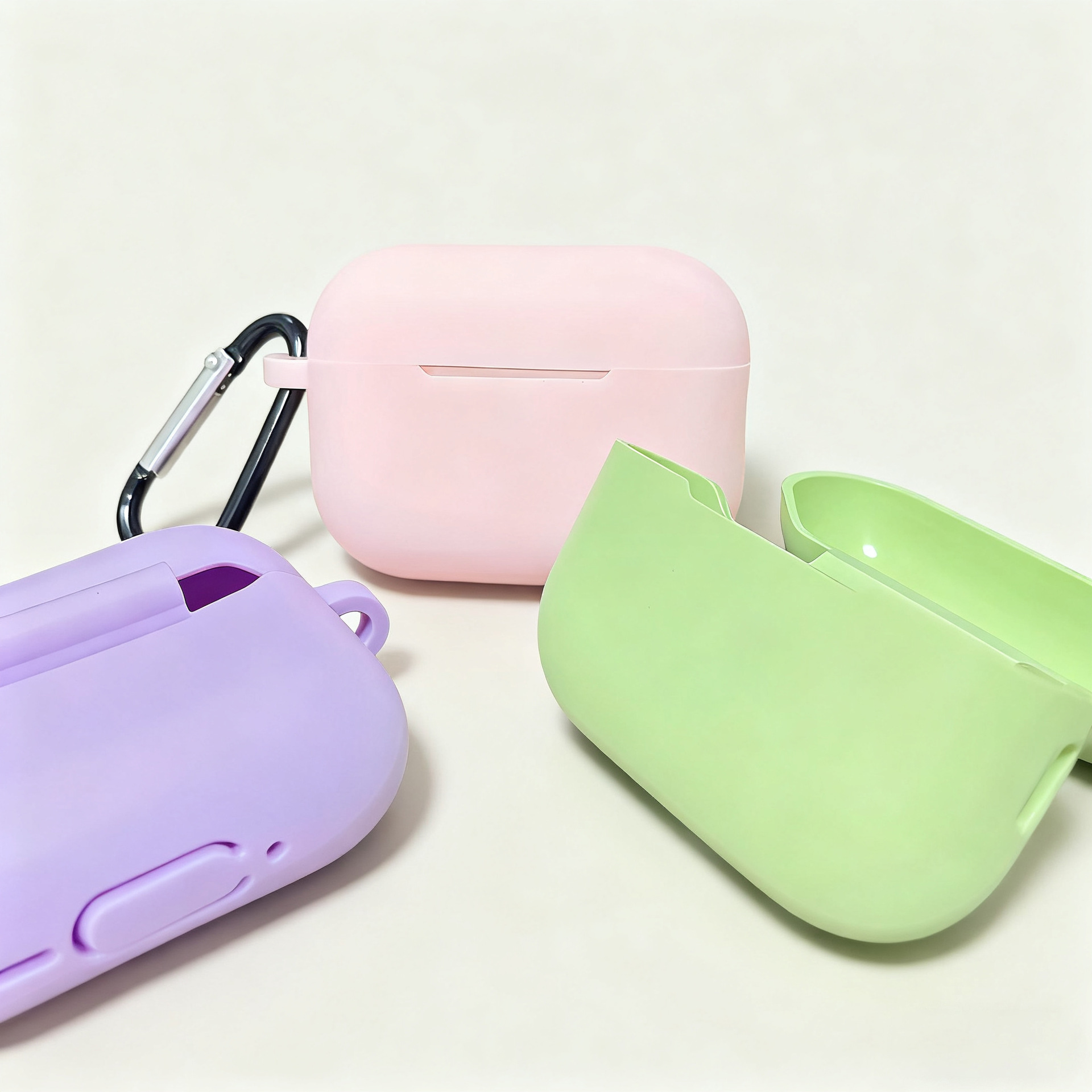 Suitable for Apple Headphone Case Airpodspro3 Silicone Protective Case AirPods Bluetooth Headphone Protective Case