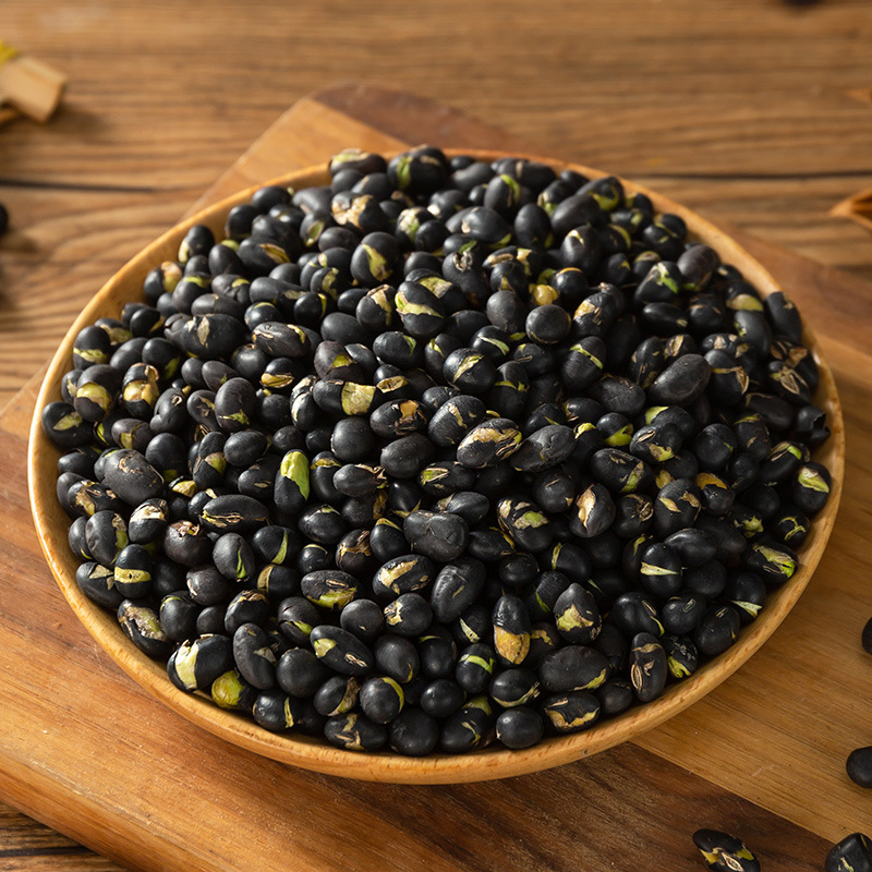 Black Beans 500g Canned Ready-To-Eat Black Beans Salt Fried Black Beans Dry Goods Chickpeas Pregnant Women Casual Nut Snacks Wholesale