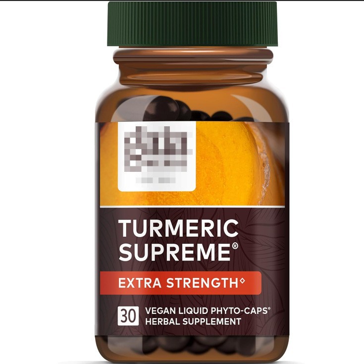 Высокая Концентрация Куркумина Жидкие Капсулы 30 Веганская Формула Поддержка Суставов