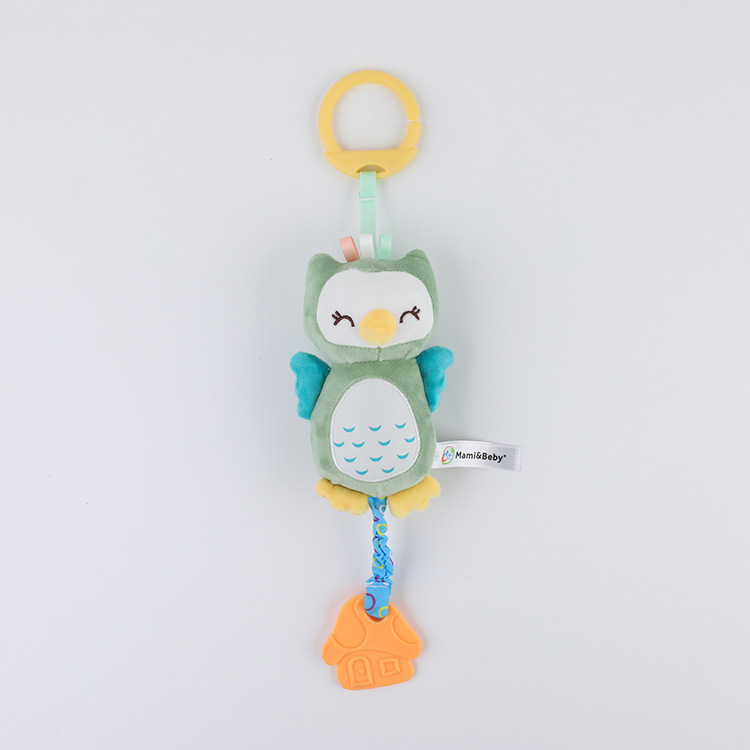 Mamibeby 0-3 Years Old Baby Wind Chime Plush Pendant Animal Bell Car Hanging Bed Hanging Plush Baby Toy