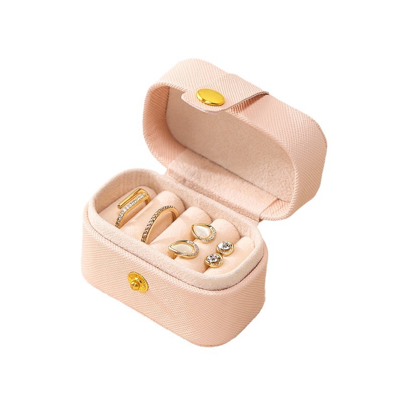 Small Jewelry Box New Mini Ring Box Portable Jewelry Storage Earrings Earrings Ring Jewelry Storage Box Wholesale