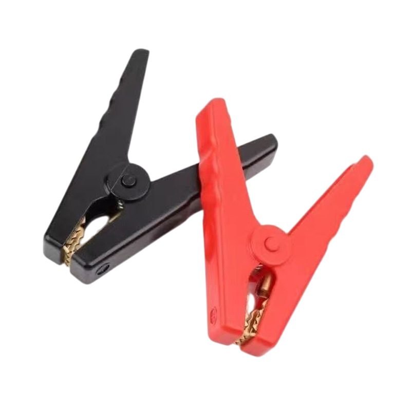 100A Battery Clamp Fire Connection Cable Clamp Emergency Starting Power Supply Crocodile Clip Battery Wire Connection Cable Clamp