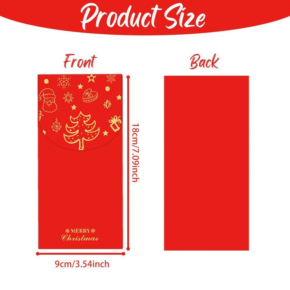 Christmas Red Envelopes, New Products for the Christmas Season, in Stock, Chrismats Red Envelopes, Gold-Stamped Gift Bags, Snap-On Red Envelopes