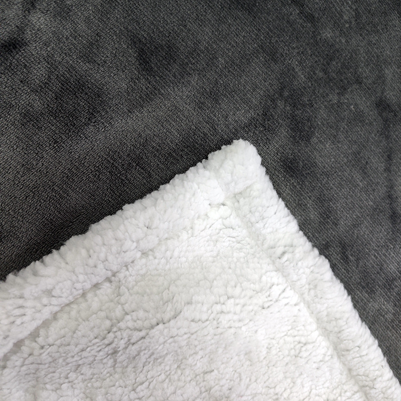 Amazon cross-border blanket wearable blanket warm blanket with sleeves TV blanket large pocket lazy blanket wholesale