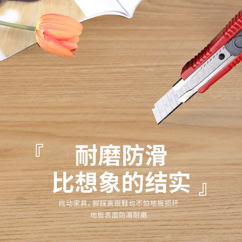 Spot spc lock floor pvc household environmental protection wear-resistant 6mm New material Stone plastic floor wood grain renovation floor