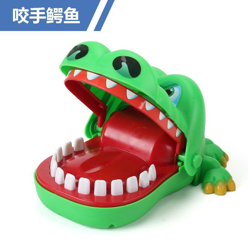Large Crocodile Toy for Parent-Child Interaction, Prank Toy for Parties, Truth or Dare, Biting Fingers, Big Mouth