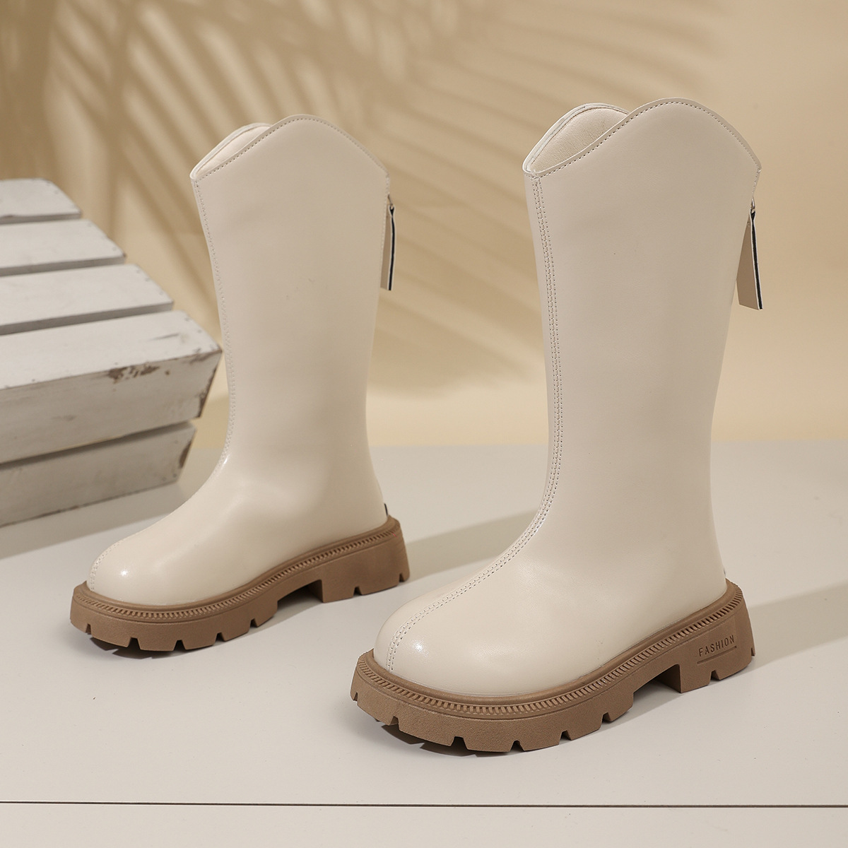 Girls' Boots 2025 Spring & Fall New British Style Black Kidsren's Knight Boots Little Girl's Winter Single Boots